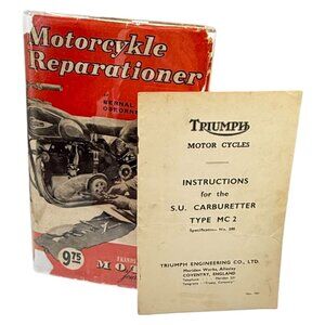 Motorcykle Reparationer Book Bernal Osborne HC DJ Motorcycle Danish 1950